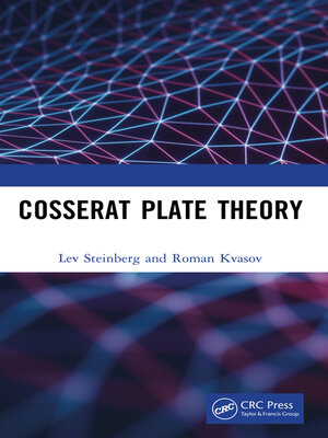 cover image of Cosserat Plate Theory